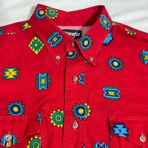 Vintage Wrangler Brushpopper Cowboy Cut Sz 16.5